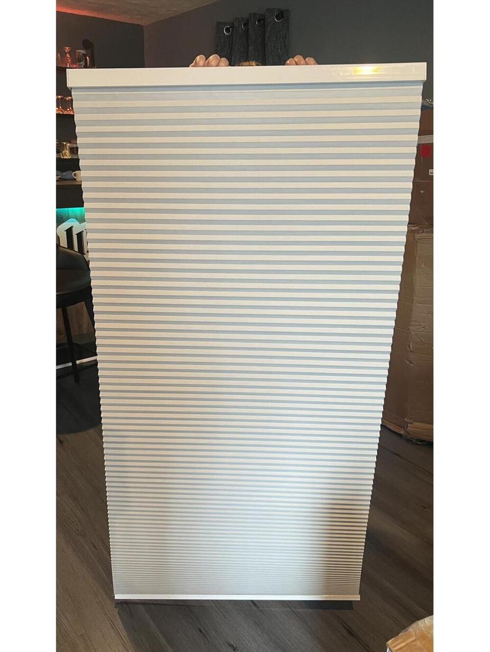 36 X 72 Cellular Window Shade - Light Filtering, Honeycomb Design - No Brackets
